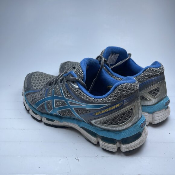 Asics Womens Gel Kayano 19 T350N Gray Running Shoes Sneakers Size 8 - Picture 4 of 16